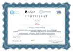 Wzór certyfikatu — Certyfikat I stopnia